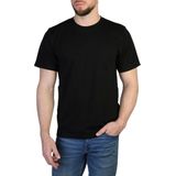 Essential - T-shirt - Zwart - Off White - 100% Katoen - Korte Mouwen