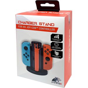 Panthek Oplaadstation 4 Joycon voor Nintendo (Switch), Accessoires voor spelcomputers, Zwart