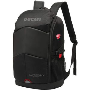 Ducati, Urban Fiets- en scooter, sportrugzak voor volwassenen, zwart, eenheidsmaat