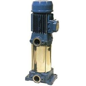Verticale multi-cellige centrifugaalpomp CVM AM/12 serie voor schoon water, brandwerende druk, industriële irrigatie en wassen, 0,9 kW en 1,2 pk, blauw (referentie: 217004000)