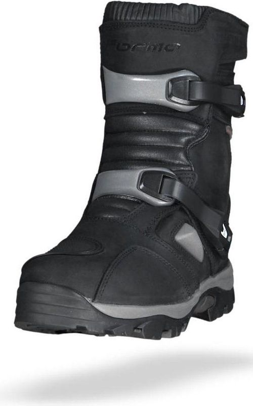 Forma Adventure Low Wp Motorlaarzen - Zwart - Volnerf Leer - Waterdicht en Ademend