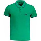 Cavalli Class - Polo - Groen - Katoen - Korte Mouwen