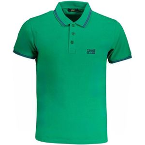 Cavalli Class - Polo - Groen - Katoen - Korte Mouwen