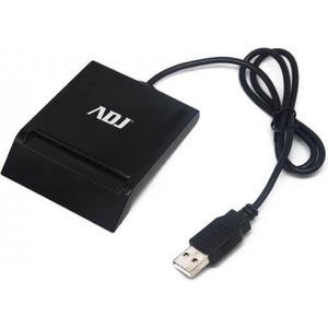 Adj CR231 Binnen USB 2.0 Zwart smart card reader