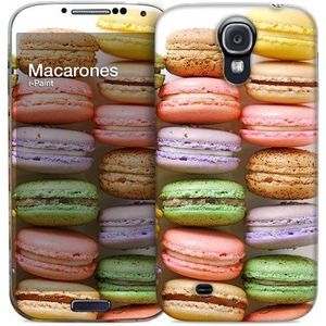 i-Paint Hardcover-beschermhoes en skin voor Galaxy S4, motief Macarones