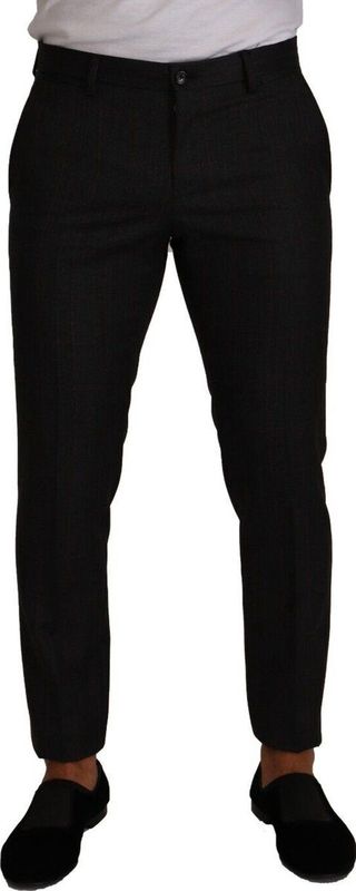 Dolce & Gabbana - Suit Broeken - Zwart - Heren - Wol