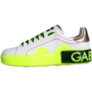 Dolce Gabbana Wit Portofino Sneakers