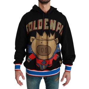 Dolce & Gabbana - Pullover - Zwart - Met Capuchon - Collectie 2019 Jaar van het Varken