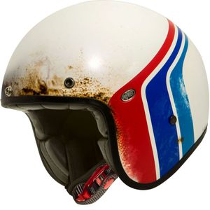 Jethelm Premier LE Petit Classic BTR 8 BM Wit-Rood-Blauw