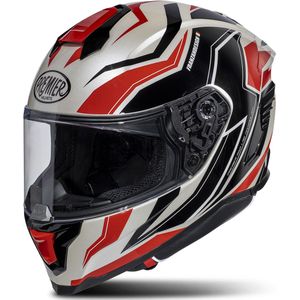 Integraalhelm Premier Hyper RW 2 Zilver-Rood-Zwart