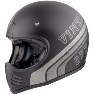 Premier Trophy MX BTR, kruishelm, matzwart/grijs, XL