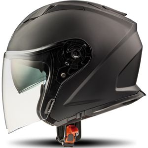 Premier Helmets - Dokker U17 - Open Helm - Thermoplast - Zwart