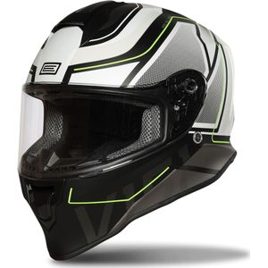 Origine Dinamo integraalhelm Galaxi mat zwart wit groen - Maat XL