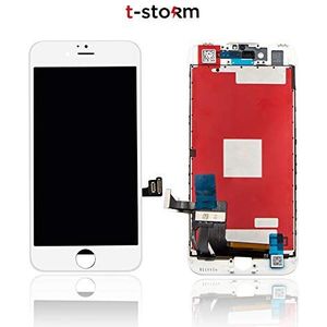 t-storm LCD-display en touchscreen voor Apple iPhone 7 - hybride (origineel LG LCD Display + glas en derde-aanbieder) - wit