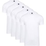 Alan Red - Derby - T-shirts - Wit - 100% Katoen - Giftbox 5-Pack