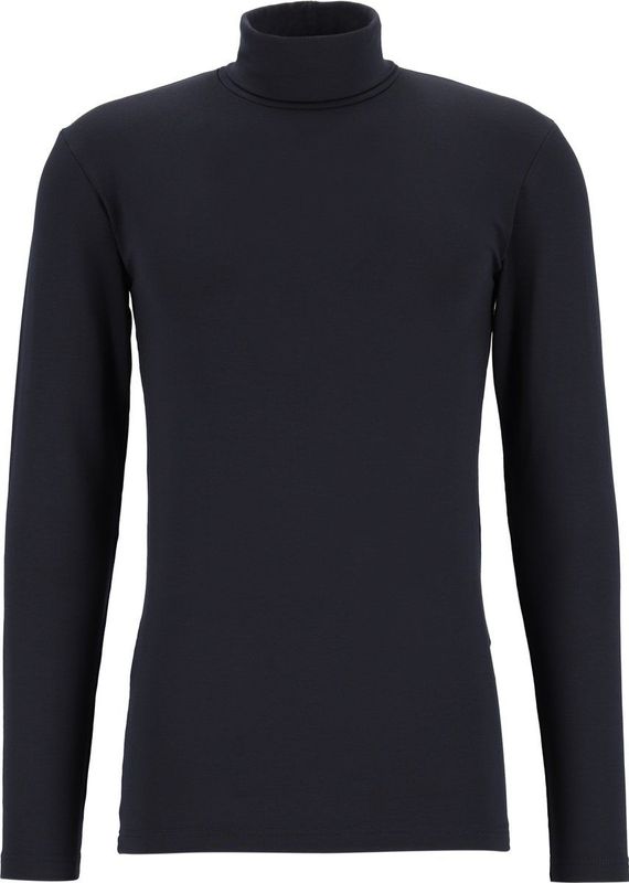 Alan Red Master Col Longsleeve Shirt Donkerblauw - Heren - Basic T-shirts