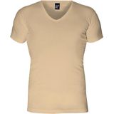 ALAN RED T-shirts no neck (2-pack) - diepe V-hals - beige