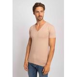 Alan Red - T-shirt - Beige - Katoen - 2-pack