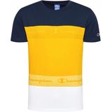 Men's t-shirt champion shirt navy-yellow-white