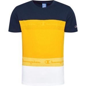 Men's t-shirt champion shirt navy-yellow-white