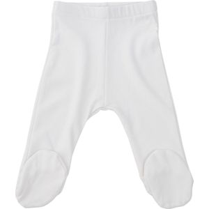 Bamboom Baby Broekje Met Voetjes 1M Wit
