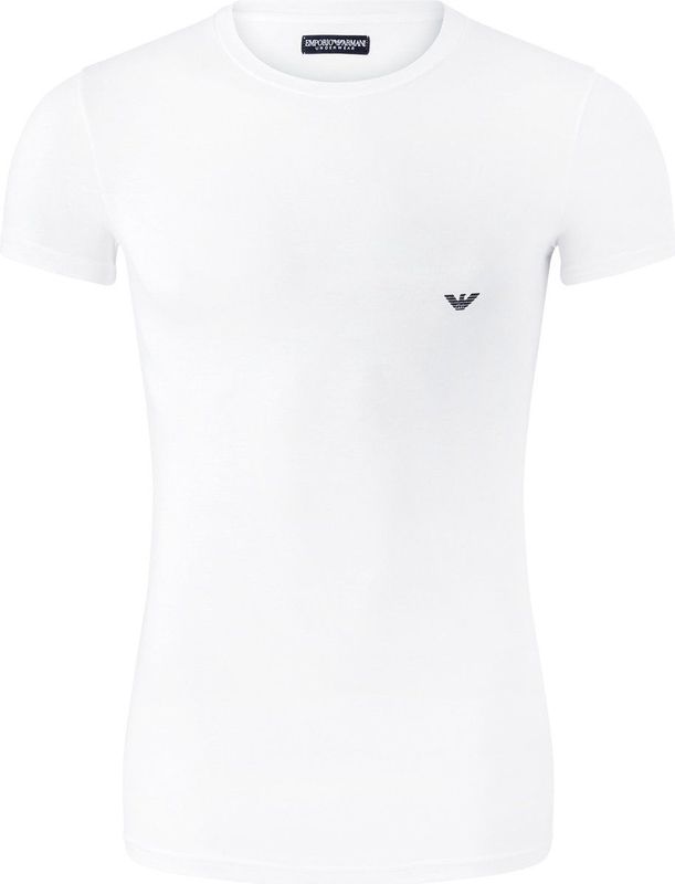 Emporio Armani T-shirt Iconic (1-pack) - heren stretch T-shirt O-neck - wit