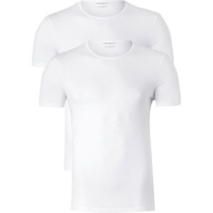 Emporio Armani - T-shirt - Wit - 100% Katoen - 2-Pack