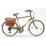 Via Veneto Cityfahrrad 28 Zoll 605 Aluminium Man Grün