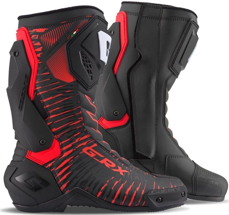 Gaerne - GRX - Motorlaarzen - Zwart Rood - Leer