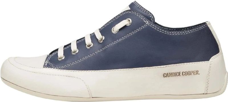 Candice Cooper - Buffed Leather Sneakers Rock S - Dames - Blauw - Leer