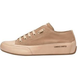 Candice Cooper Rock S-sneakers van leer en suède, Lichtbruin, 42 EU