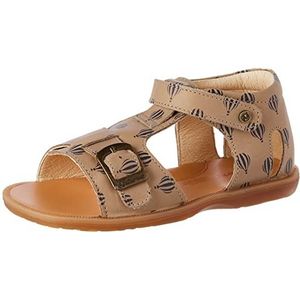 Naturino Kwarts, sandalen met klittenbandsluiting voor meisjes en jongens, Beige, 20 EU