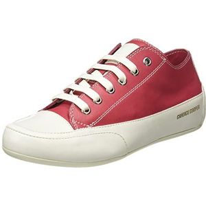 Candice Cooper Rock S-sneakers van gepofte leer, Rood, 34 EU