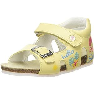 Falcotto Split sandalen voor meisjes en meisjes, Geel, 21 EU