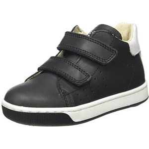 Falcotto - Adam VL - Sneakers - Zwart - Nappaleer - Klittenbandsluiting