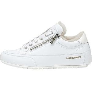 Candice Cooper Sneakers voor dames, ROCK DELUXE ZIP FUR, WHITE, 40