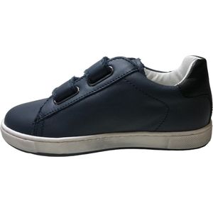 Naturino - Hasselt - mt 27 - velcro's zwarte hiel lederen sneakers - Navy