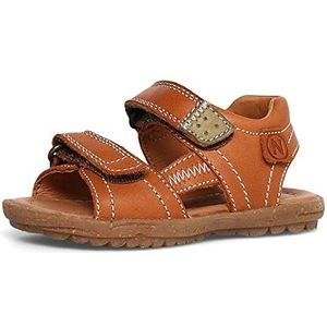 Naturino Taror, sandalen voor kinderen en jongens, bruin leer, 24 EU