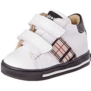 Falcotto New Leryn VL, sneakers voor kinderen en jongeren, Wit Zwart, 25 EU