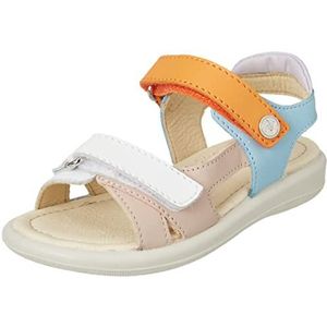 Naturino Merigoldi sandalen, wit-cypria-oranje-droom, 27 EU, White Powder Orange Dream