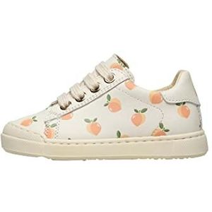 Naturino - Eindhoven Zip - Lederen Sneakers - Perzik - Beige - Veter/Zip