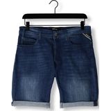 Replay Heren RBJ.901 Powerstretch denim jeansshorts, 009 MEDIUM Blue, 29