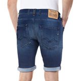 Replay Heren RBJ.901 Powerstretch denim jeansshorts, 009 MEDIUM Blue, 29