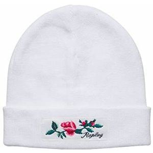 Replay Dames AW4277 beanie-muts, 001 optisch wit, UNIC