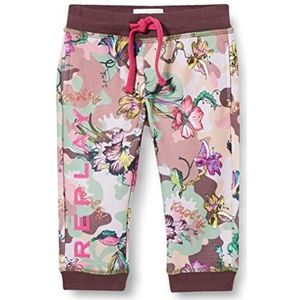 REPLAY Pantalon Décontracté pour Filles, 020 Mimetic/Flowers Hazelnut, 6 mois