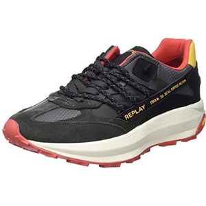Replay Tuner M Moon Sneakers voor heren, 019 Dk Grey, 40 EU