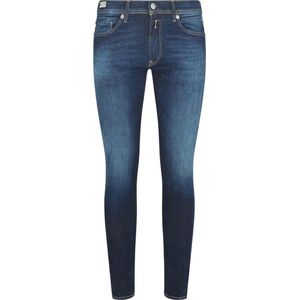 Replay - Anbass - Jeans - Donkerblauw - Gerecycled Hyperflex Stretch Denim
