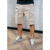 Replay - Joe Cargo Short - Licht Bruin - 98% Katoen - Regular Fit