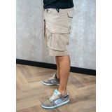 Replay - Joe Cargo Short - Licht Bruin - 98% Katoen - Regular Fit