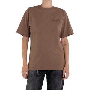 Replay a 000 23188p T-shirt Met Korte Mouwen Bruin XS Vrouw